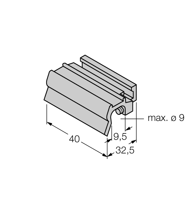 Turck Mounting Accessories - Mounting Bracket # KLZ2-INT