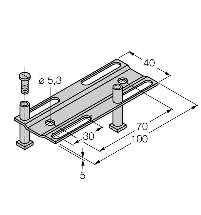 Turck Mounting Accessories - Adjusting bar # LSAP-2