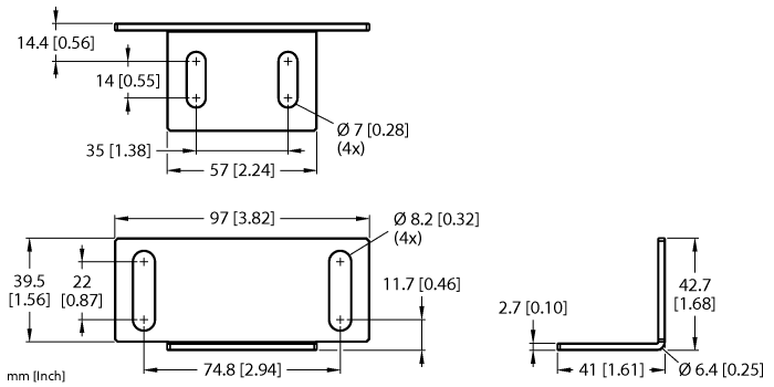 Turck Accessories for Inductive Sensors - Mounting Clip for Q130 Model # MB-Q130WD