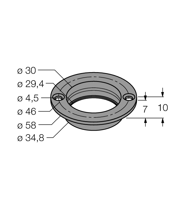 Turck Accessories - Mounting Flange # MF-R30
