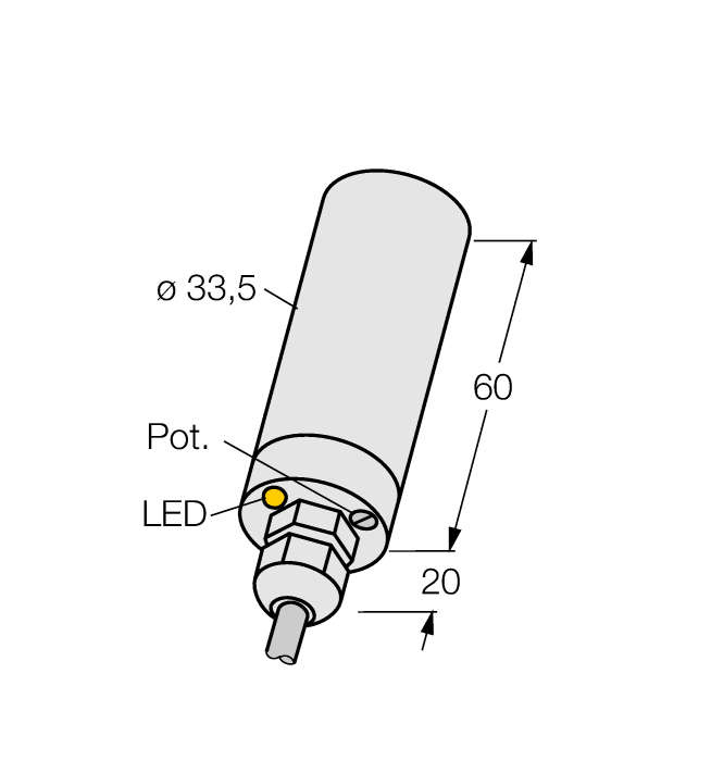 Turck Capacitive Sensor # NC20-KT34-VP4X2