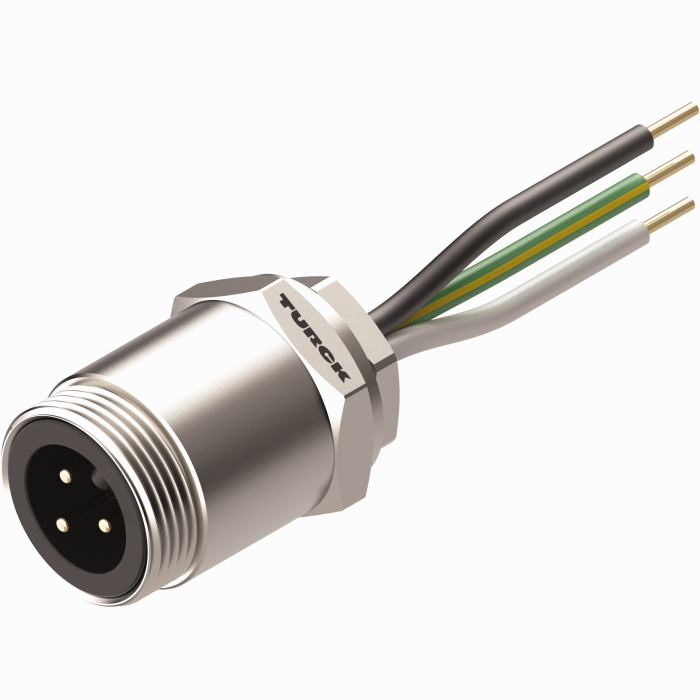 Turck Hazardous Location Power Receptacle - Front Mount # P-PWR-GSDFV 30-2M/14.5/NPT