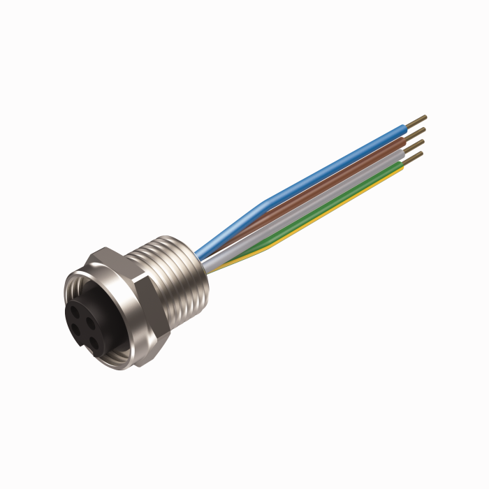 Turck 7/8" Minifast Receptacle # P-RKFV 40D-0.6/14.5/NPT