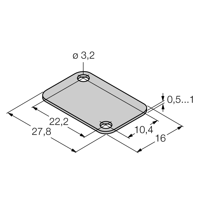 Turck Mounting Accessories - Mounting panel # Q10S-ZP