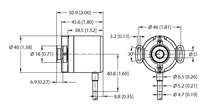 Turck Incremental Encoder # REI-E-112I8E-2B1024-C
