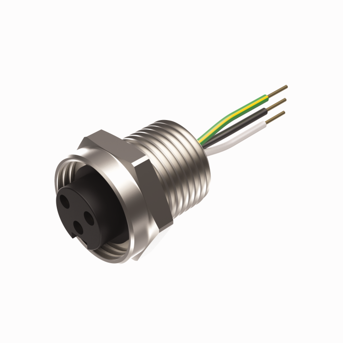 Turck Actuator and Sensor Receptacle - Front Mount # RKF 36-3M/NPT