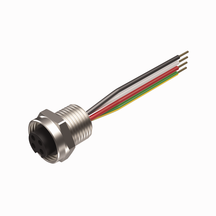 Turck Powerfast Receptacle - Front Mount # RKF 44-10M/NPT