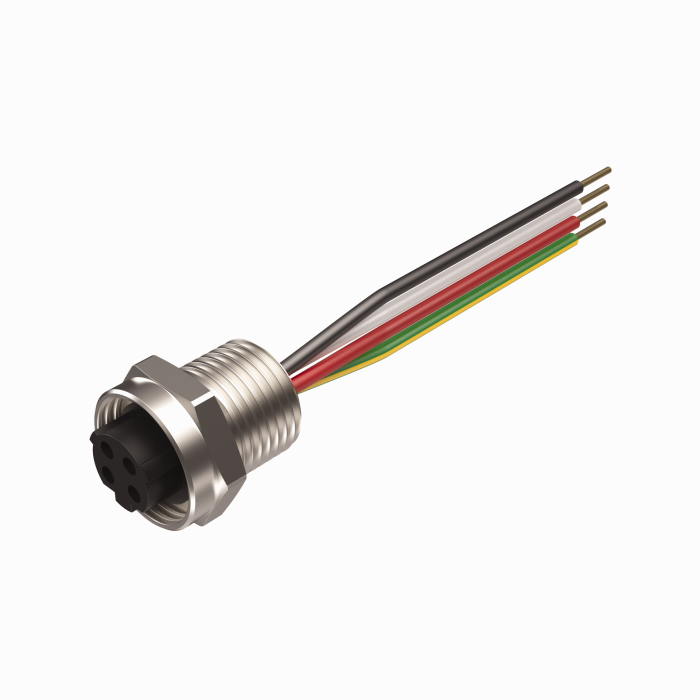 Turck Powerfast Receptacle - Front Mount # RKF 44P-3M/NPT