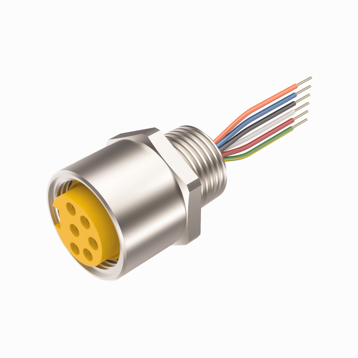 Turck Actuator and Sensor Receptacle - Front Mount # RKF 6B6-2M/14.5/NPT