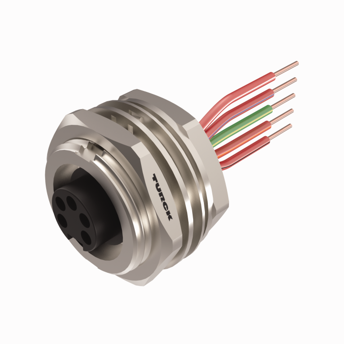 Turck Actuator and Sensor Receptacle - Rear Mount # RKFP 55-2M