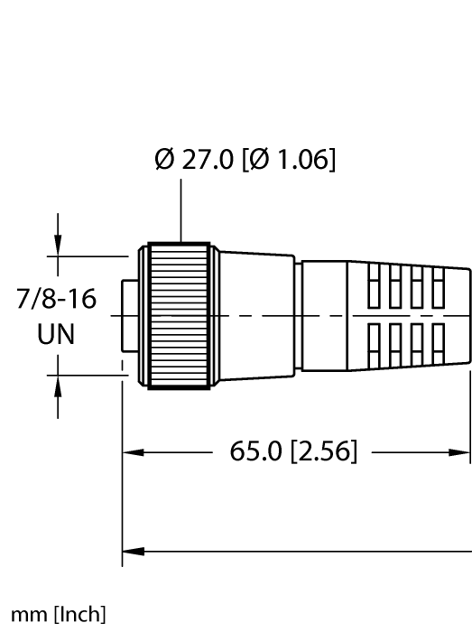 Turck Powerfast Cordset - Connection Cable # RKM 54-2M/S4000