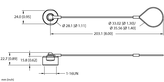 Turck Closure Cap for 1-16UN - Accessories for Connectors # RKMBV-CC