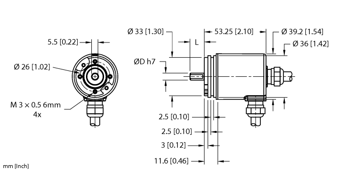 Turck Absolute Shaft Encoder # RM-99SA0C-5C12S12M-CA1M