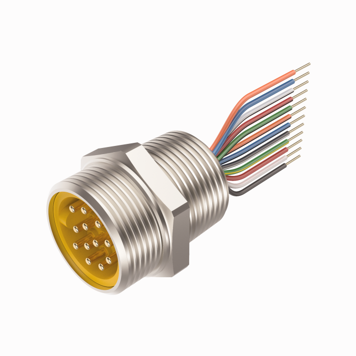 Turck Actuator and Sensor Receptacle - Front Mount # RSF 126-0.3M/14.75/NPT