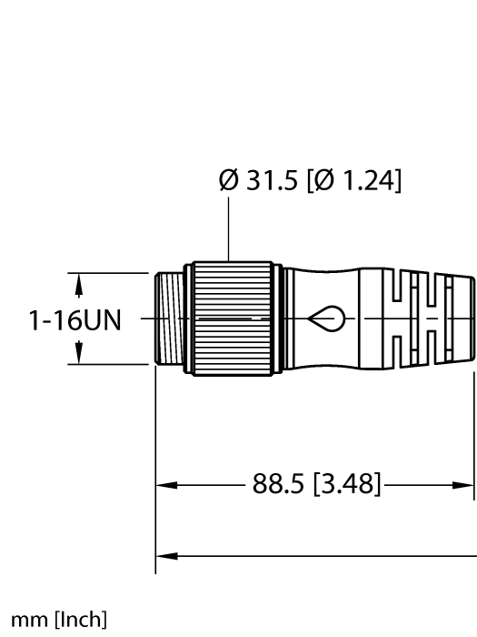 Turck Actuator and Sensor Cable - Extension Cable # RSM RKM 76-30M/S101