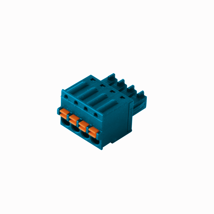 Turck excom I/O System - Set of 16 4-Pin Terminal Blocks, Cage Clamps, Blue # STB16-4RC/1.5-BU