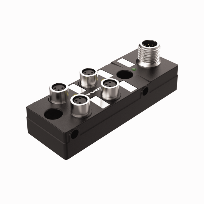 Turck Passive Actuator/Sensor Junction Box, 4 Ports - M8 x 1 I/O port with M12 homerun # TB-4M8M-3N2-FS8