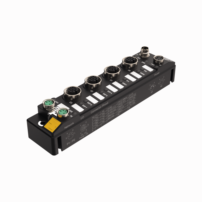 Turck Compact RFID Module for EtherCAT - 4 RFID Channels (HF/UHF) # TBEC-S2-4RFID