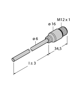 Turck Temperature Detection - Probe, Stainless Steel