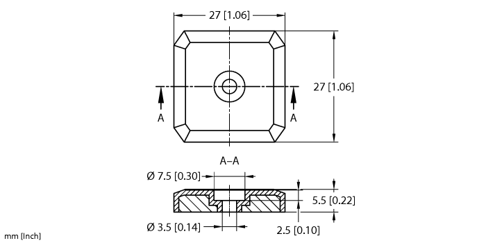 Turck UHF Tag # TW860-960-Q27-M-B98