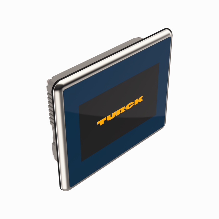 Turck TX700 HMI/PLC Series - 7” Display for F&B — Codesys V3 PLC with TARGET and WEB VISU # TX707FB-P3CV01