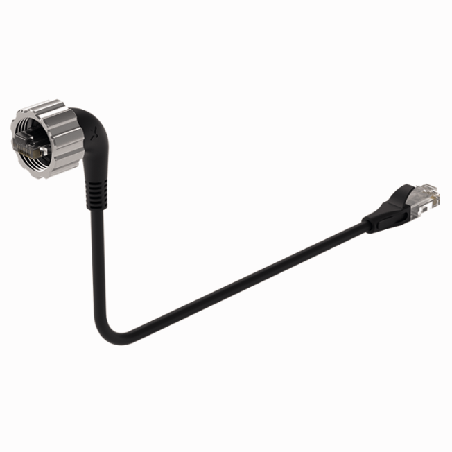 Turck TXF700 HMI Series Accessories - PoE Connection Cable # TXF-M22W-RJ45-5M