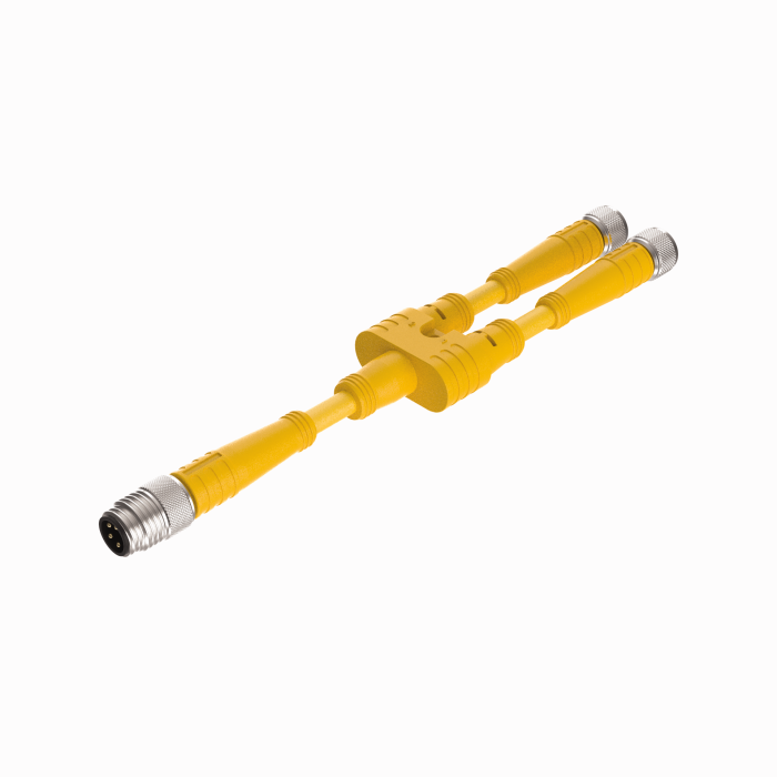Turck Actuator and Sensor Splitter - M8 Splitter # YP2-PSG4M-5/2PKG4M-2/2/S651