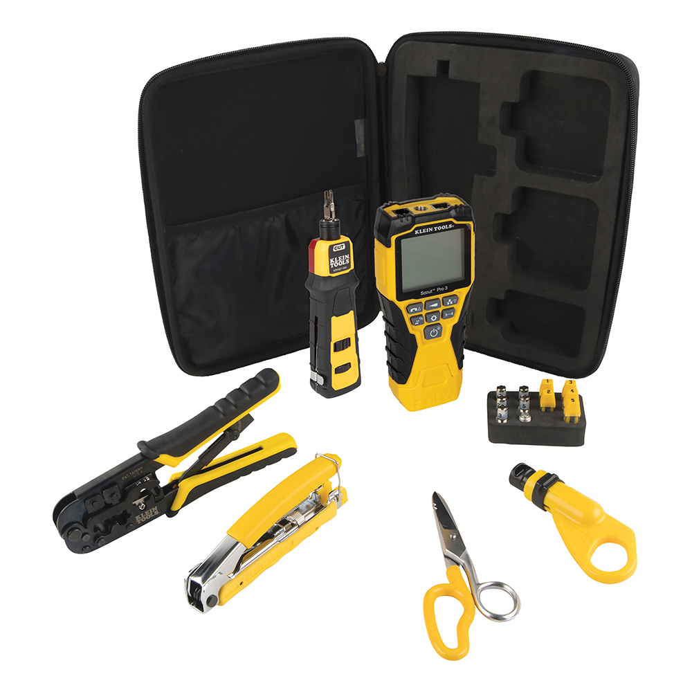 Klein VDV Apprentice Cable Installation Kit with Scout Pro 3, 6-Piece # VDV001819