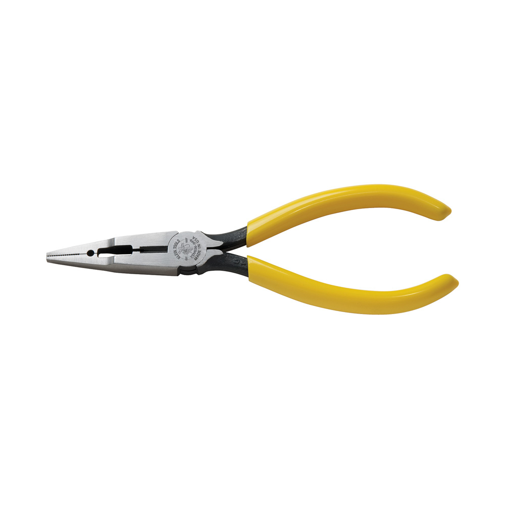 Klein Pliers, Connector Crimping Needle Nose, 7-Inch # VDV026-049