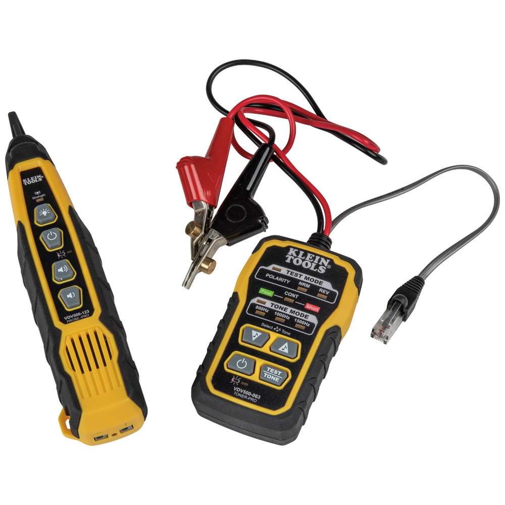 Klein Tone & Probe Pro Electrical Wire Tracing Set, Batteries and Carrying Pouch # VDV500-820