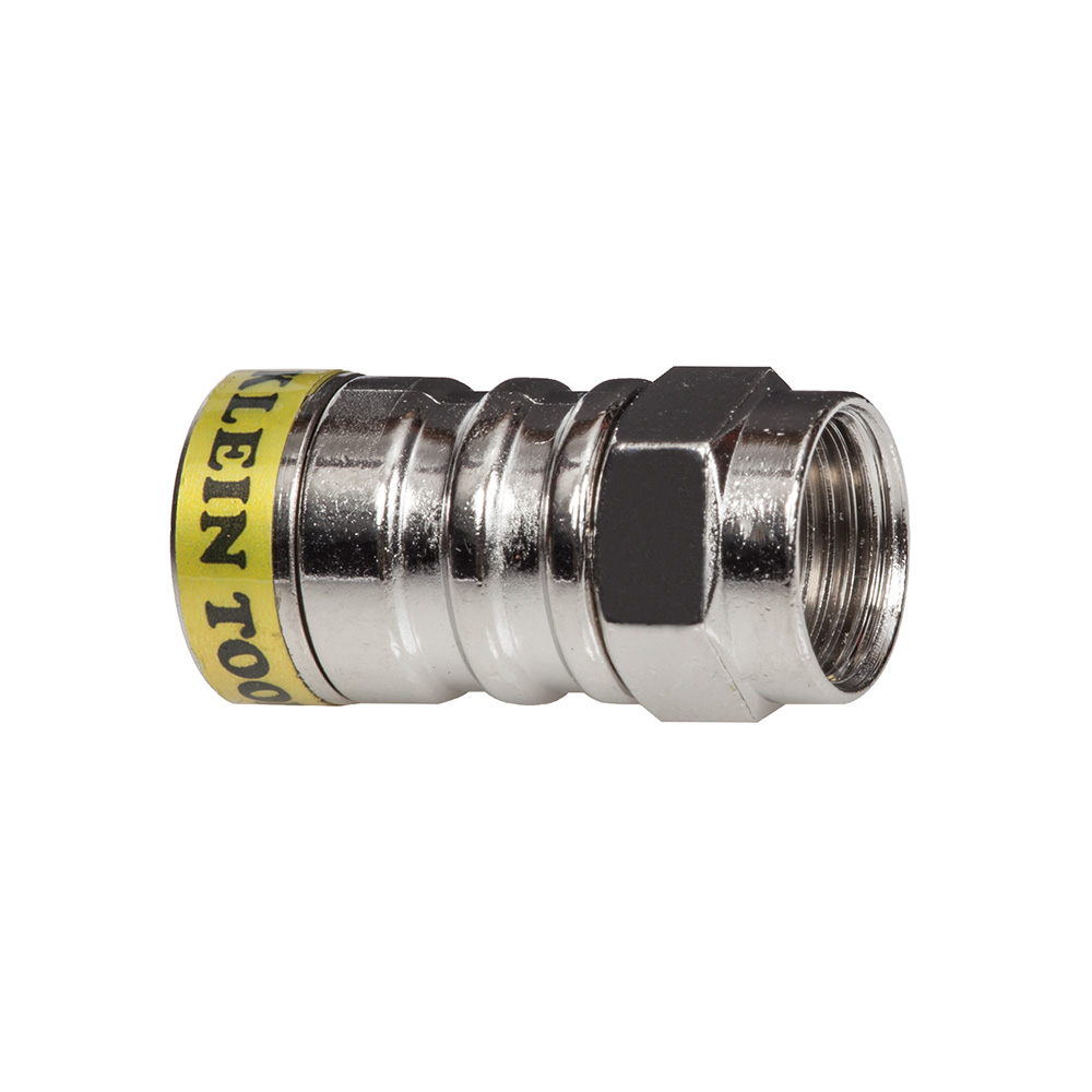 Klein Push-on F Connectors RG6/6Q 10-Pack # VDV812-627