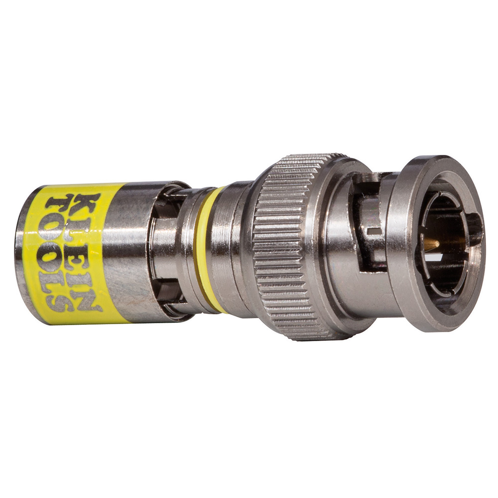 Klein Universal BNC Compression Connectors RG6-R6Q 10-Pack # VDV813-607
