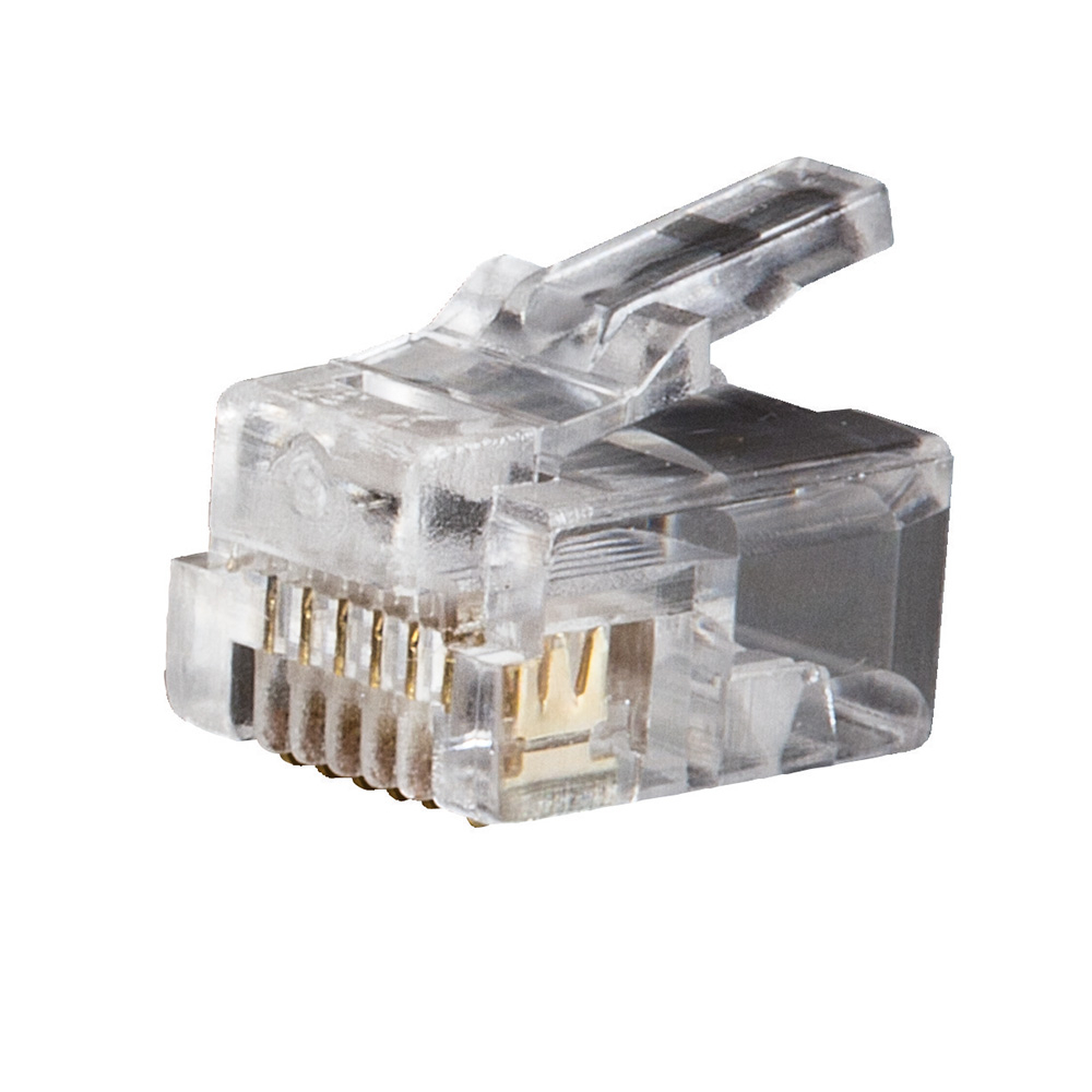 Klein Modular Telephone Plugs RJ12 6P6C, 25-Pack # VDV826-600