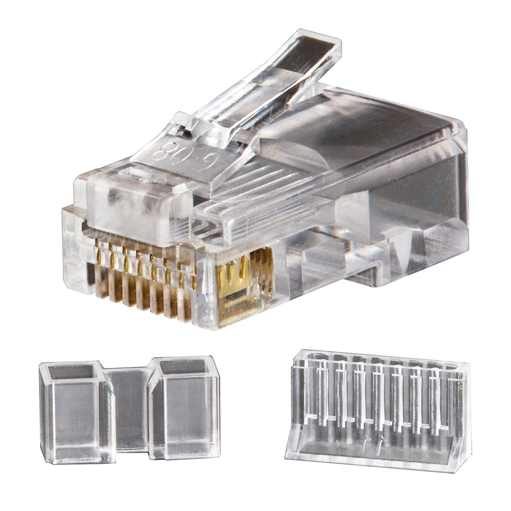 Klein Modular Data Plugs RJ45 CAT6, 25-Pack # VDV826-603