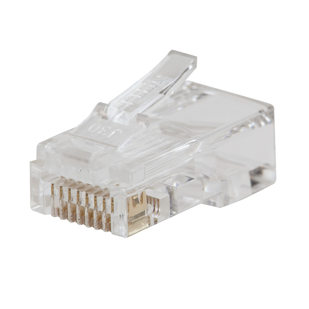 Klein Pass-Thru Modular Data Plugs, RJ45-CAT6, 200-Pack # VDV826-763