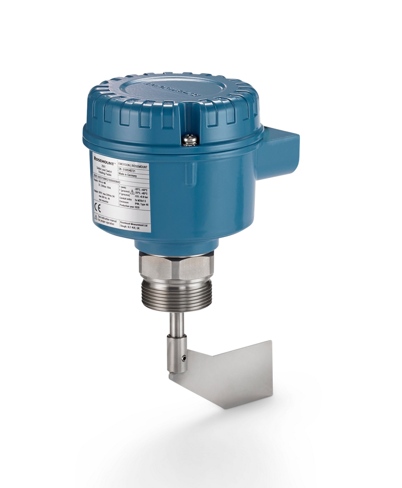 Rosemount 2501 Solids Level Switch (Rotating Paddle)