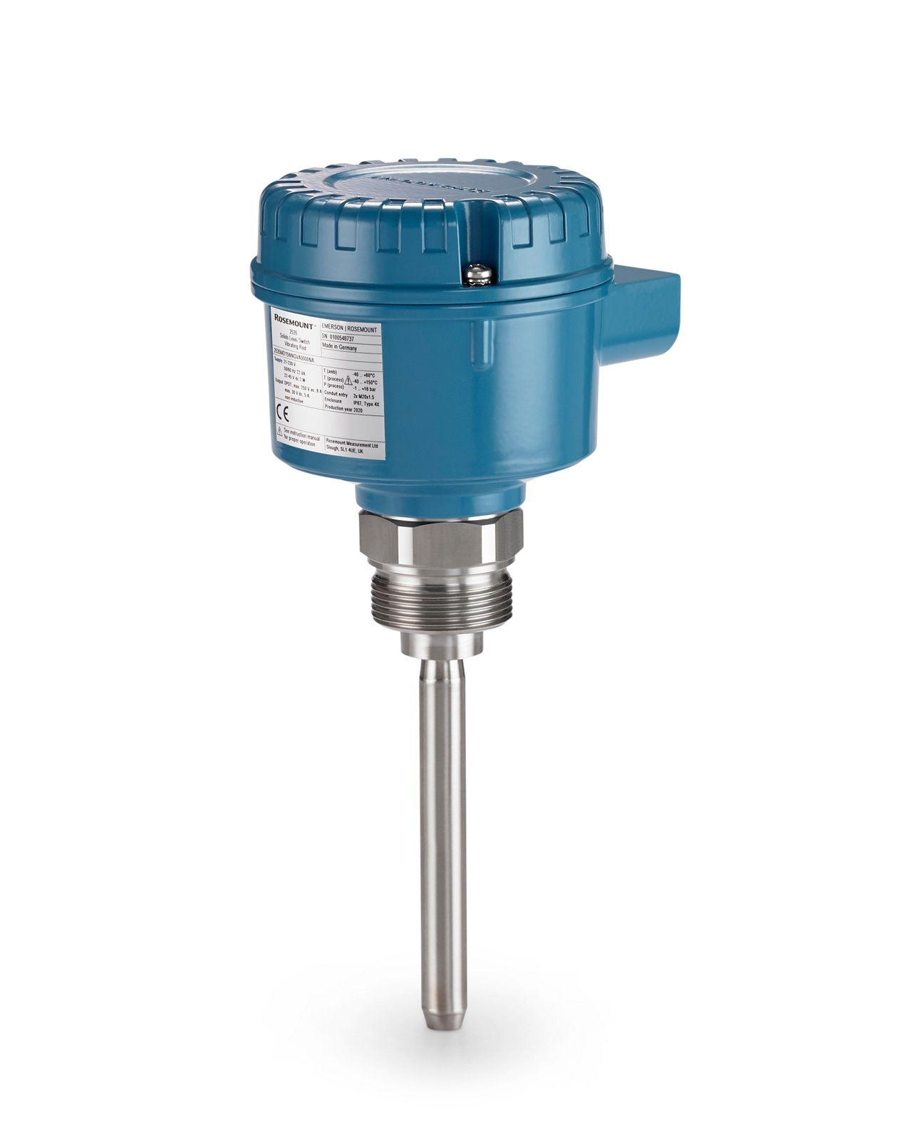 Rosemount 2535 Solids Level Switch (Vibrating Rod)